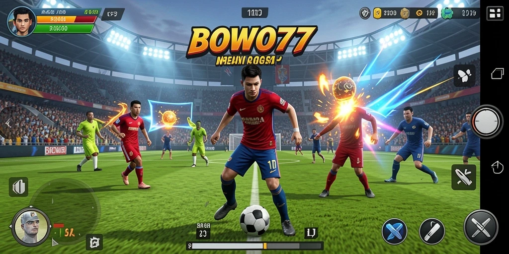 Tampilan gameplay menarik di BOWO77 dengan karakter kompetitif.