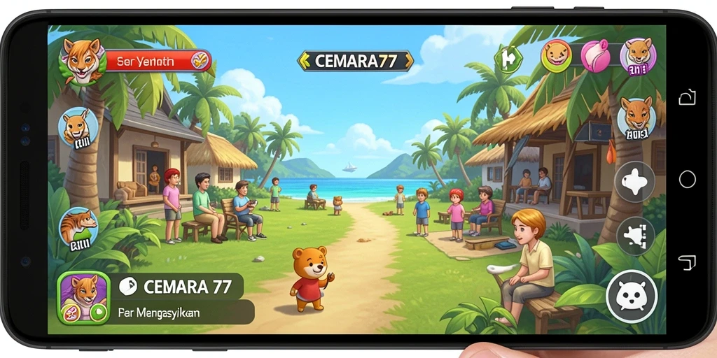 Tampilan gameplay CEMARA77 yang menarik dan interaktif.