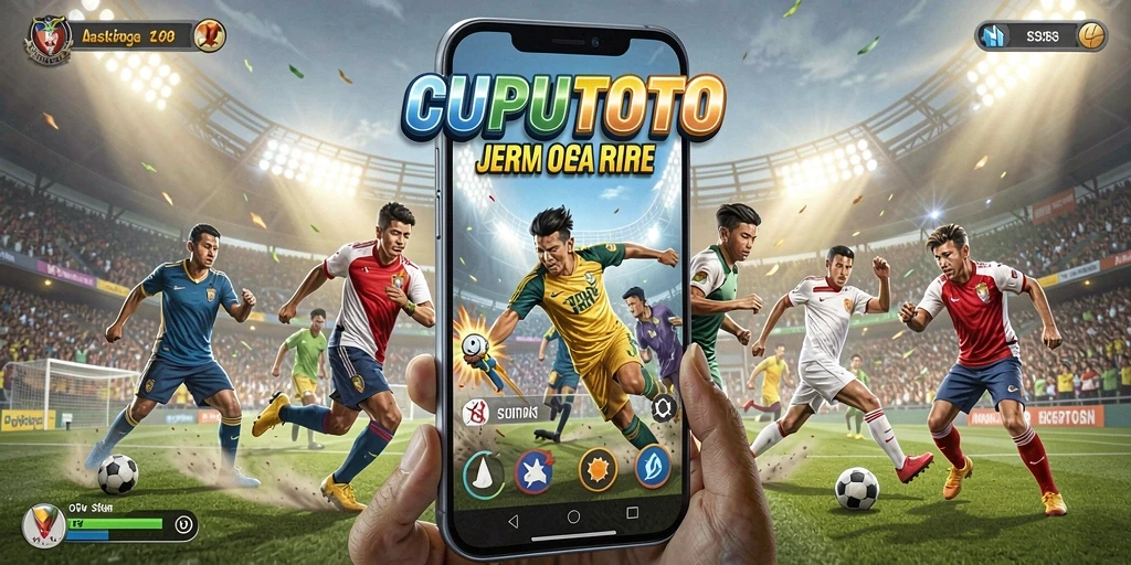 Tampilan seru gameplay CUPUTOTO dengan beberapa olahraga menarik.