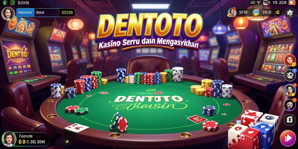 Tampilan gameplay DENTOTO yang menarik dan mendebarkan.