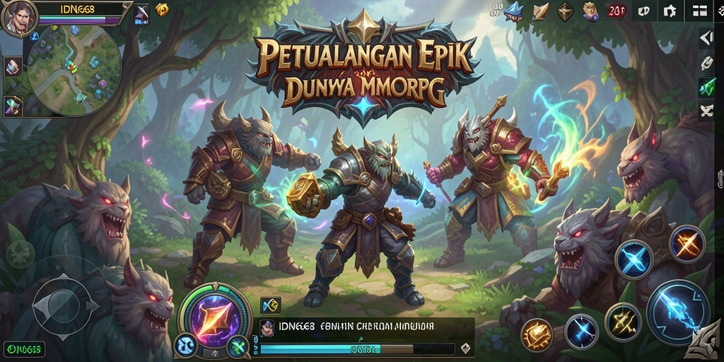 Tampilan gameplay epik dalam IDN668 dengan aksi mendebarkan.