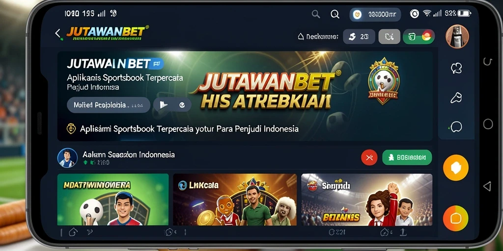Tampilan gameplay di aplikasi JUTAWANBET yang menarik dan interaktif.