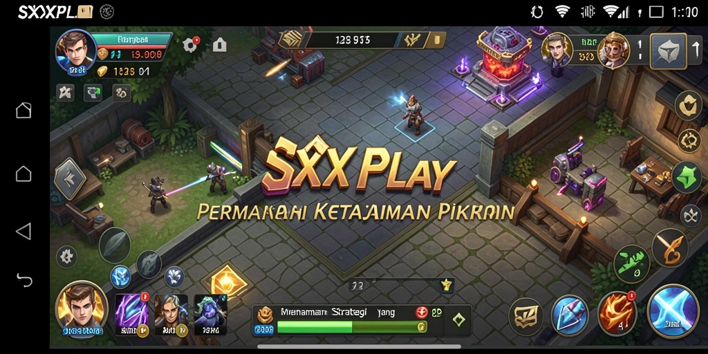 Tampilan gameplay SXXPLAY yang seru dan strategis dalam aksi.